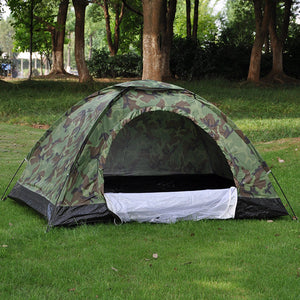 Experience the Great Outdoors with the Double Camouflage Leisure Tent!