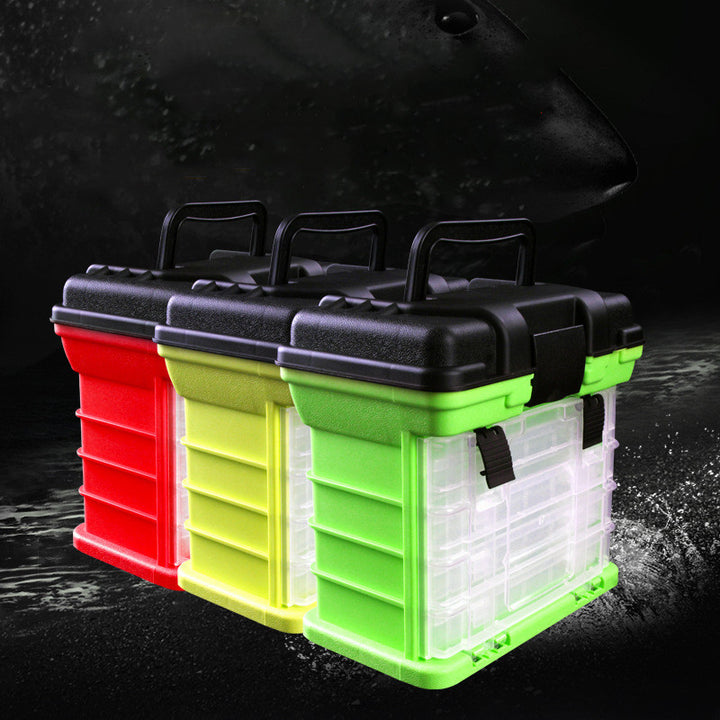Portable 4-layer Lure Fishing Tool Box