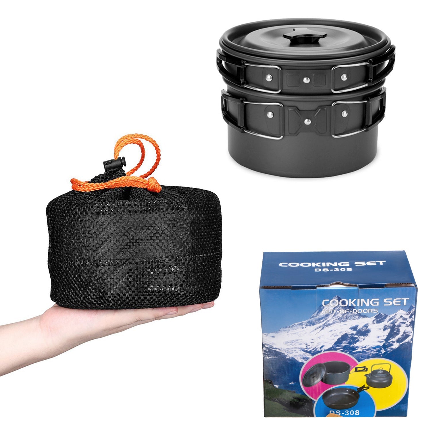 Elevate Your Outdoor Adventure with the Camping Cooker Outdoor Teapot Combination Picnic Pot Set