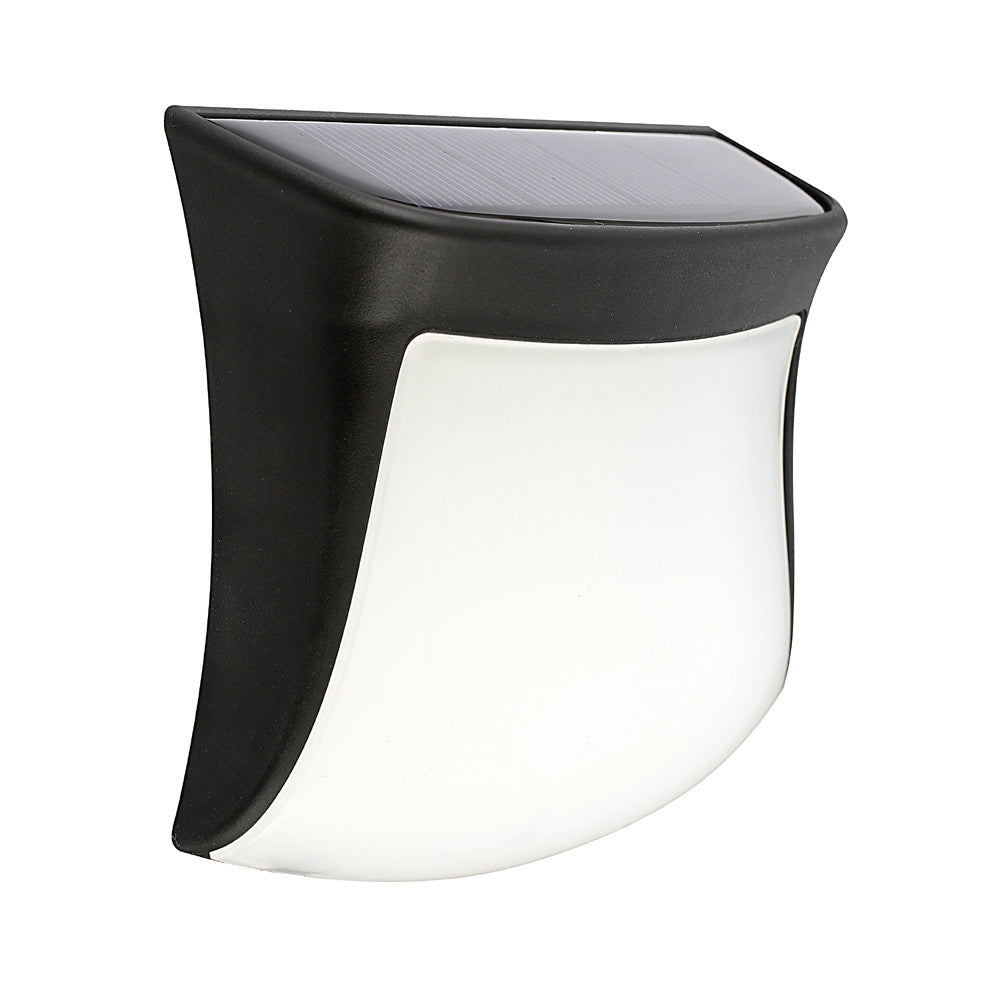 4pcs Solar Lamp Fence Wall Lamp Outdoor