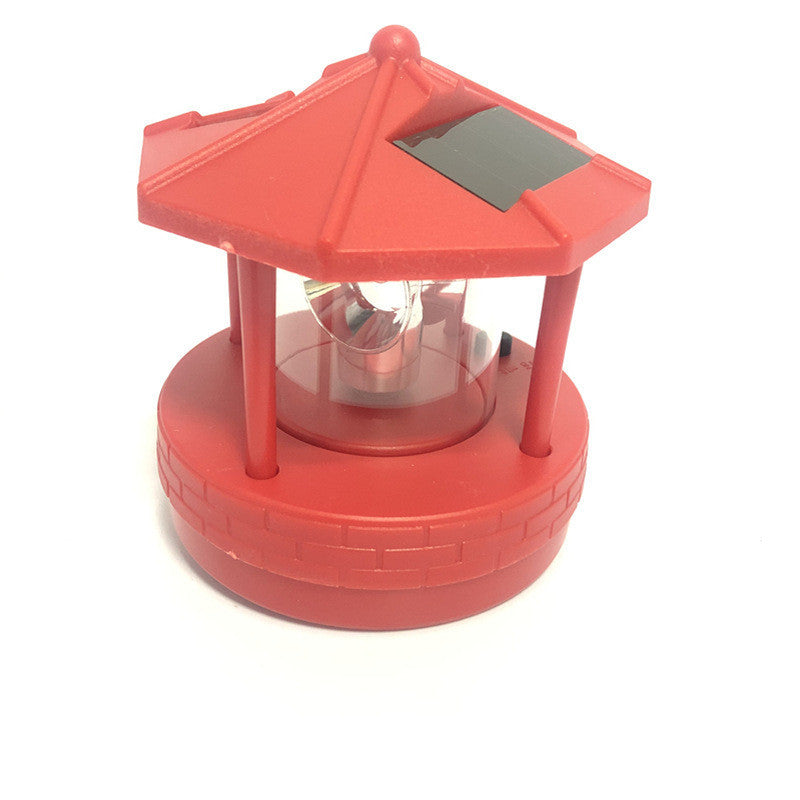 Solar Rotating Lighthouse Outdoor