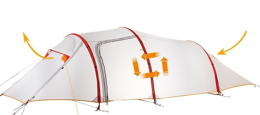 Tunnel Tent Outdoor Mountaineering Camping
