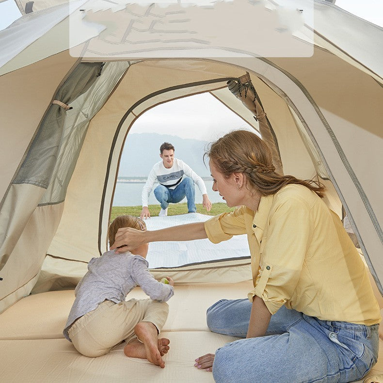 Camping Sunscreen Rain Easy Storage Folding Tent