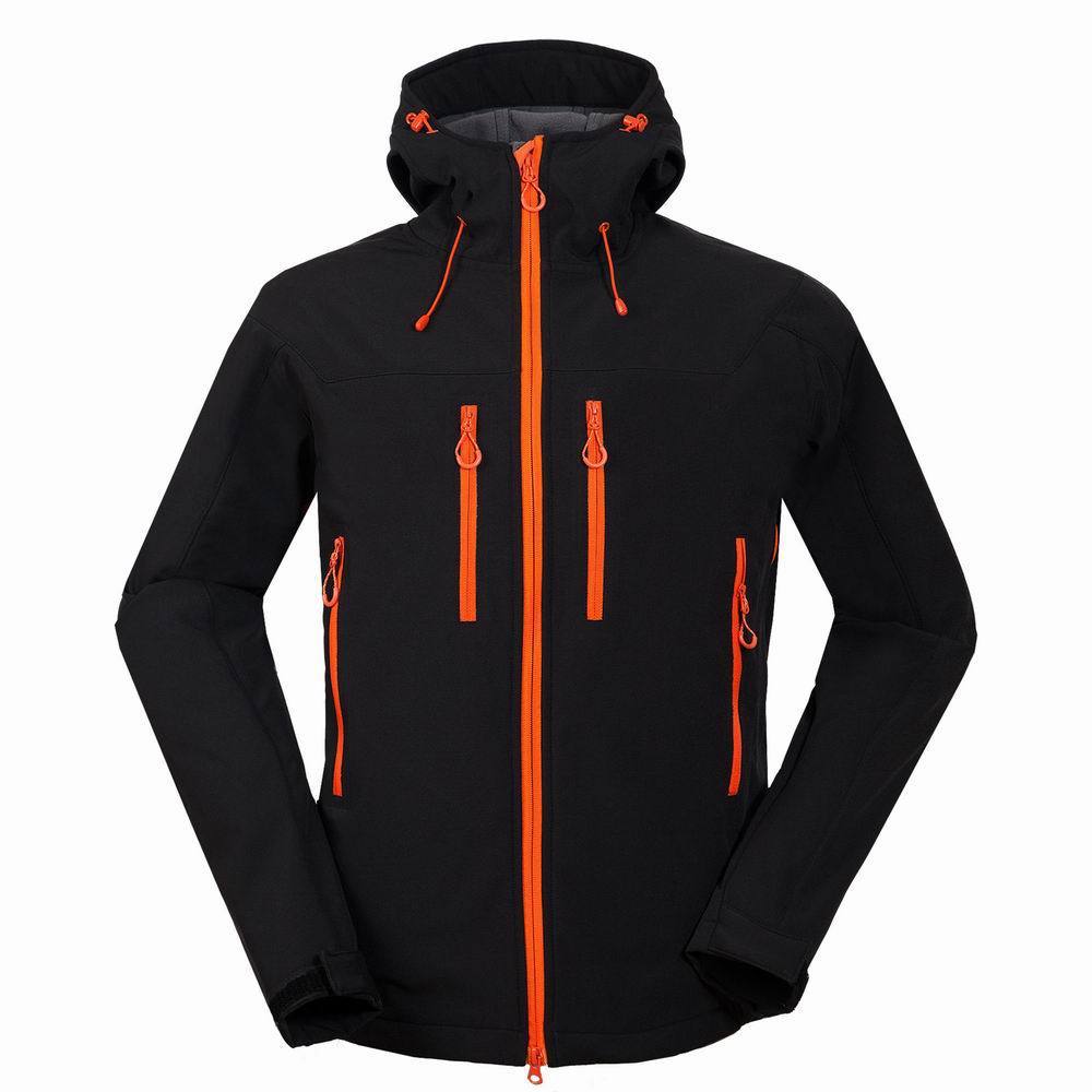Outdoor camping complex soft shell jacket