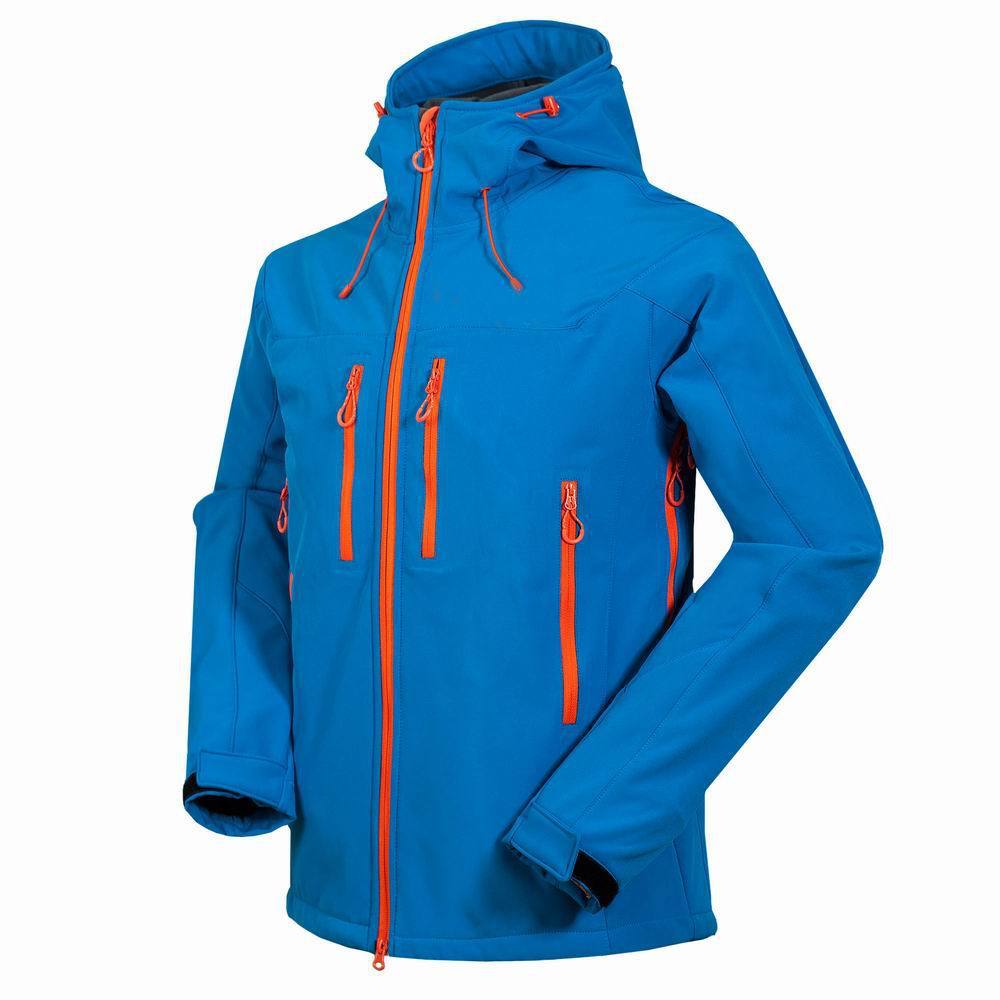 Outdoor camping complex soft shell jacket