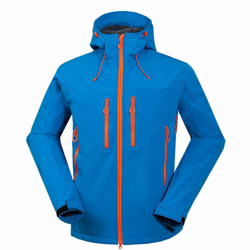 Outdoor camping complex soft shell jacket