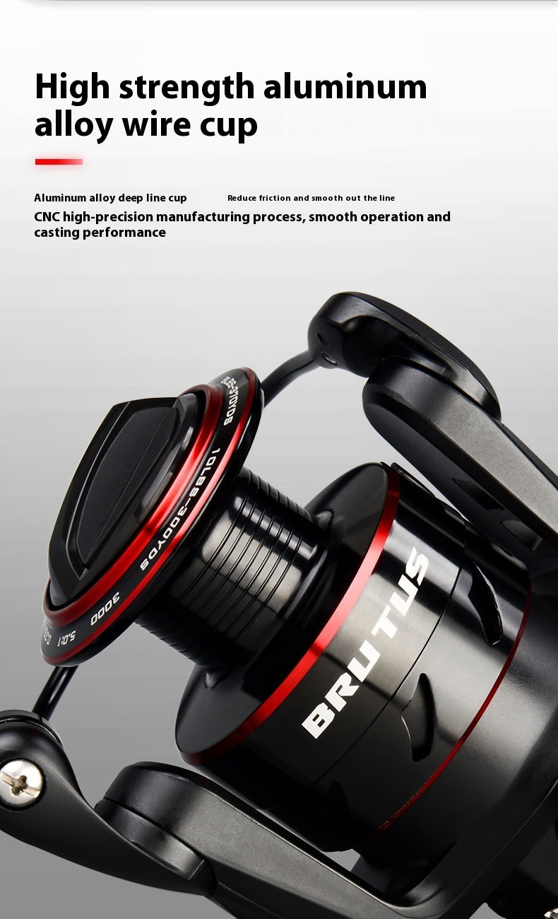 Wheel Reel Telescopic Fishing Rod