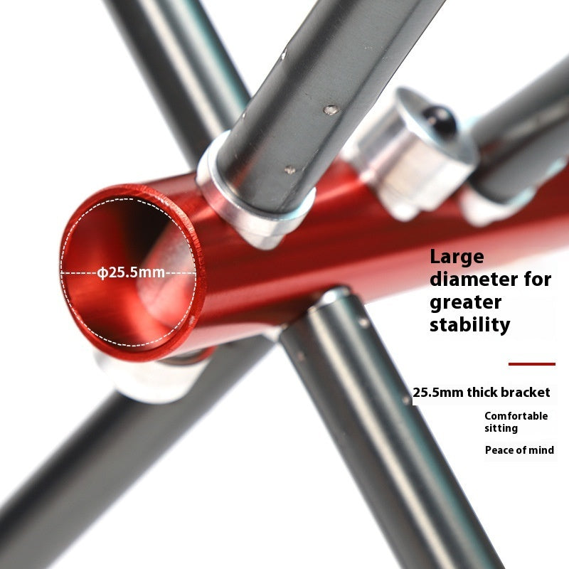 Outdoor High Strap Armrest Folding Chair