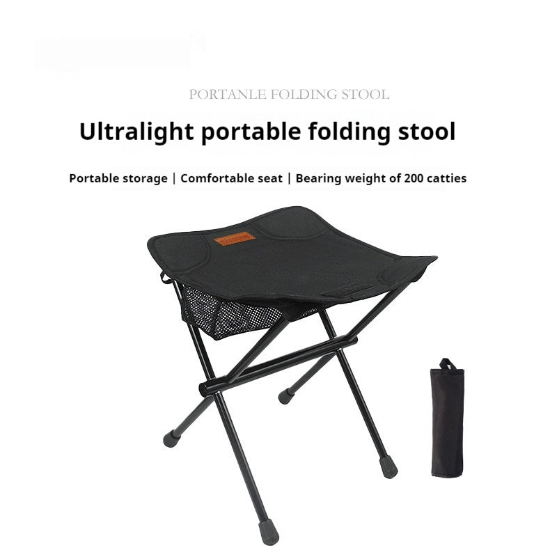 Portable Fishing Stool Ultralight Folding Chair Camping Camp Chair