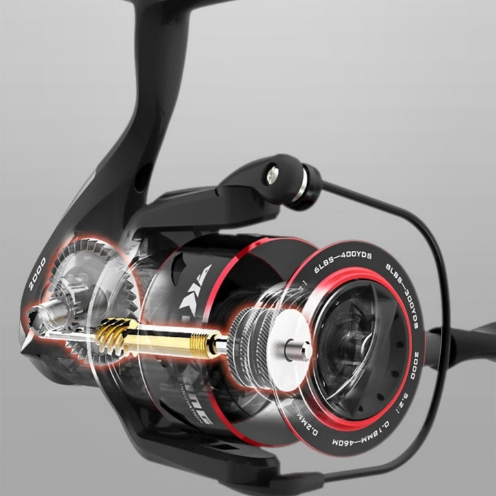 Wheel Reel Telescopic Fishing Rod