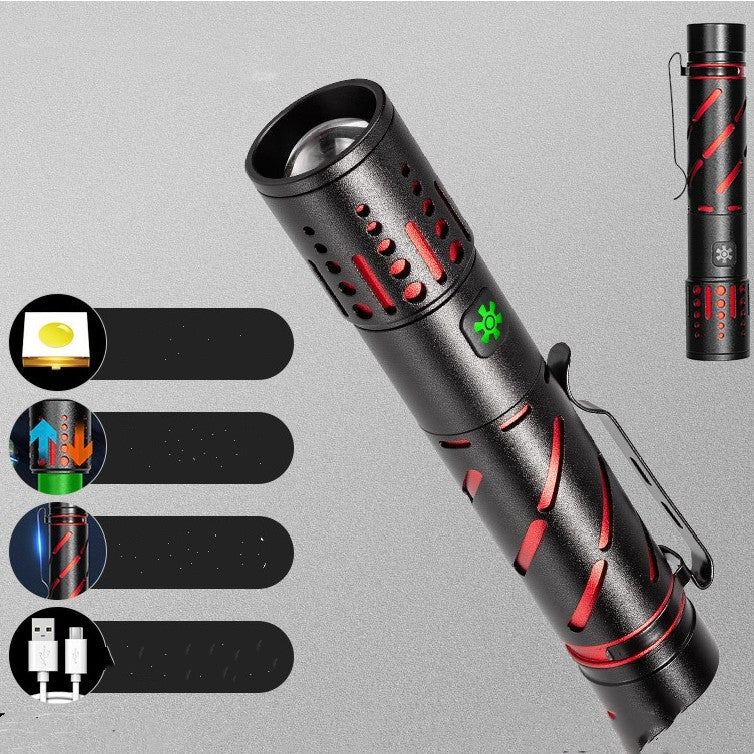 Aluminum Alloy Outdoor Lighting Flashlight