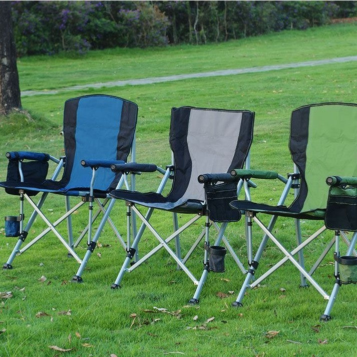 Outdoor Folding Armrest Armchair Beach Chair