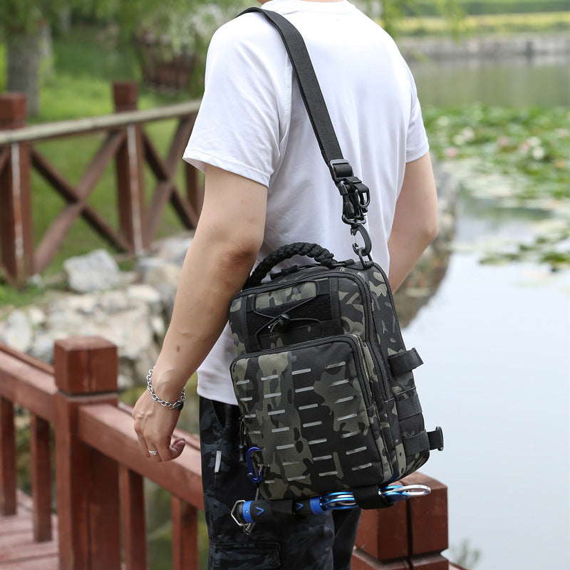 Cross-body Belt Backpack Fishing Rod Bag
