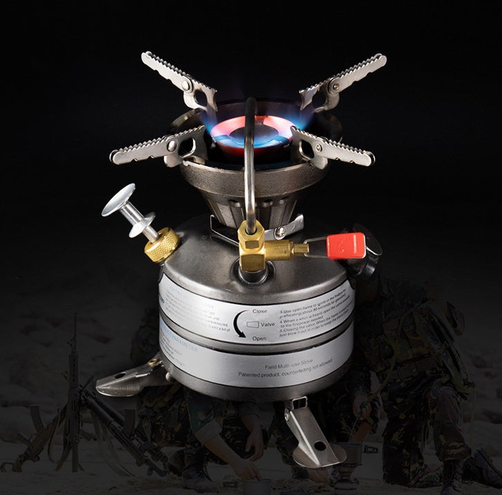 Field Oilstove Camping Integrated Fierce Fire