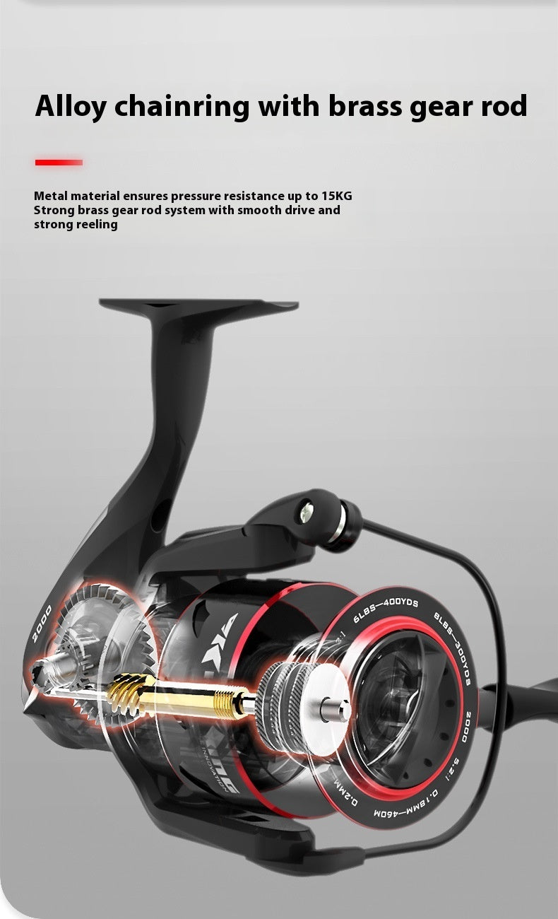 Wheel Reel Telescopic Fishing Rod