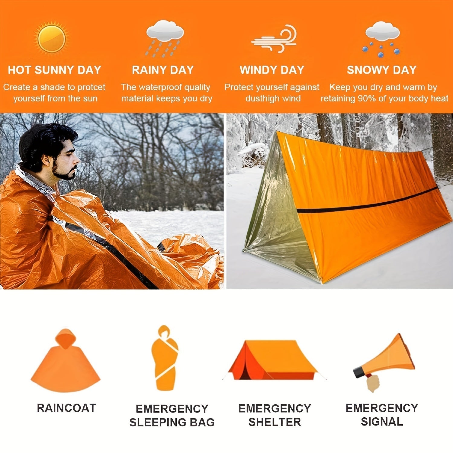 Portable Lightweight Emergency Sleeping Bag