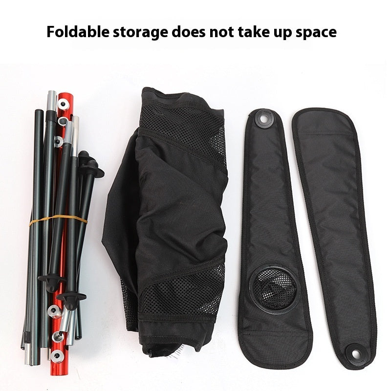 Outdoor High Strap Armrest Folding Chair