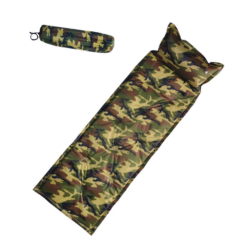 Camo Automatic Inflatable Cushion With Pillow