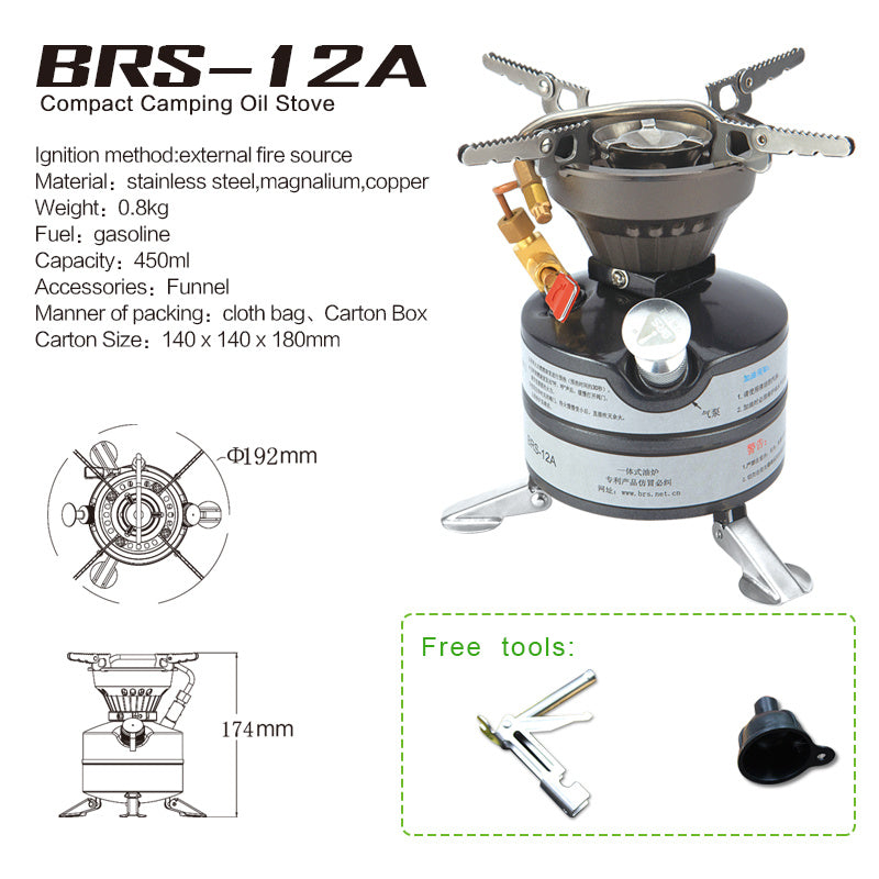 Field Oil Stove Camping One Heavy Fire