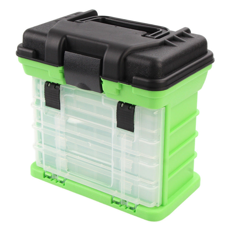 Portable 4-layer Lure Fishing Tool Box